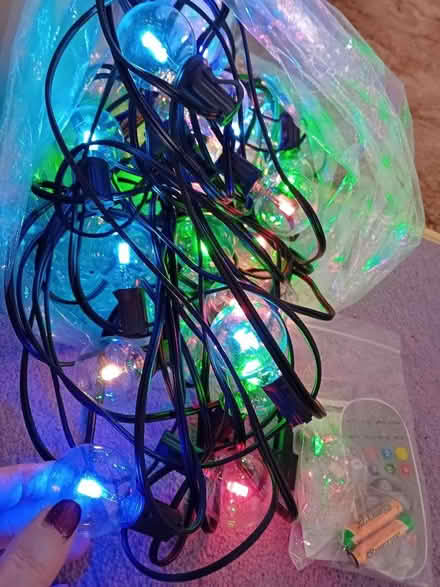 Photo of free new string lights wadebridge (Egloshayle PL27) #1