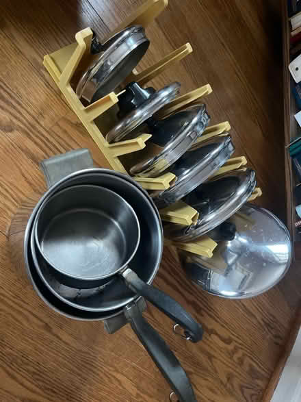 Photo of free Pots and lids and organizer (Royal Oak, MI) #1