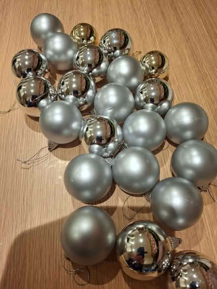 Photo of free A bag of Christmas baubles (Lightwater GU18) #1