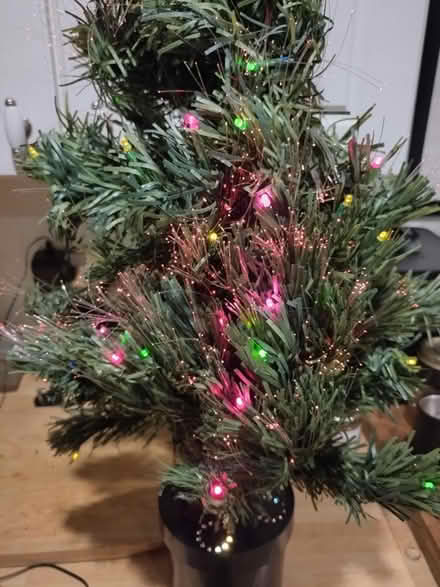 Photo of free Fiber optic Christmas tree (Golcar, Huddersfield) #2