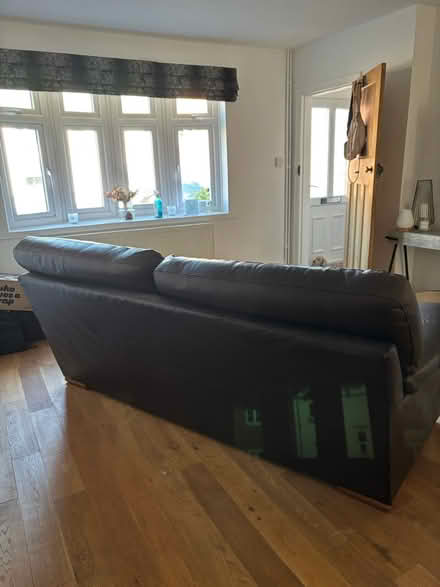 Photo of free M&S Real Leather 2 seater sofa (Cosby) #4