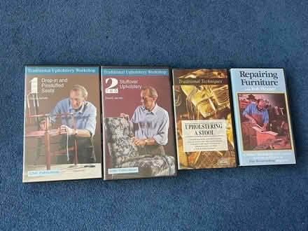 Photo of free Upholstery VHS videos (4) (Hanover BN2) #1