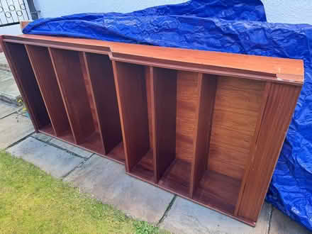 Photo of free Tall Mahogany book shelves (L37) #1