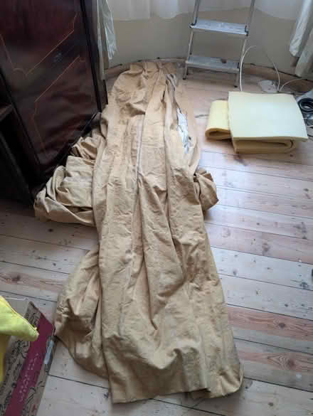 Photo of free Used Drapes large x2 (Wellingborough Northampton) #1