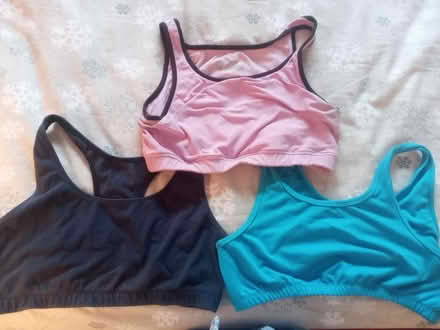 Photo of free three "size large" running bras (Britannia) #1