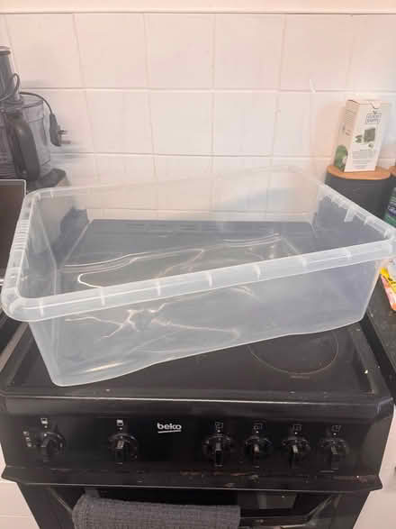 Photo of free Plastic storage boxes (Plaistow) #3