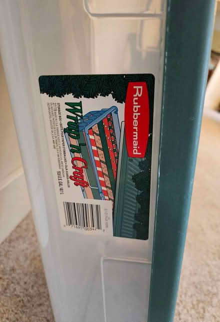 Photo of free Wrapping paper bin (Wallingford) #2