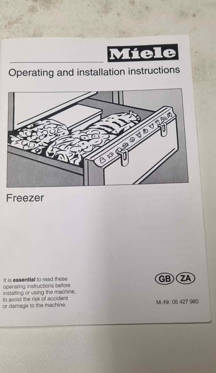 Photo of free Miele freezer old and working (Horndean PO8) #4