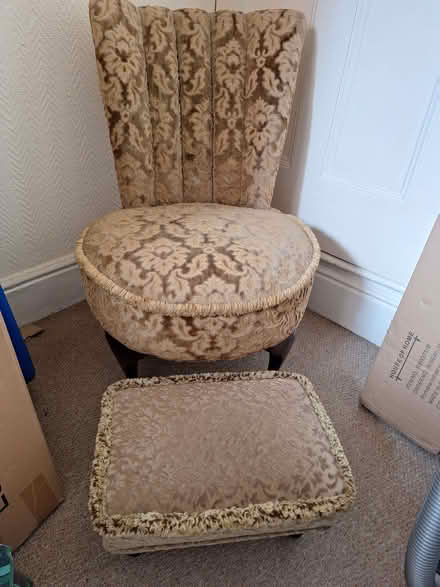 Photo of free Chair and foot stool (Highbury Vale NG6) #1