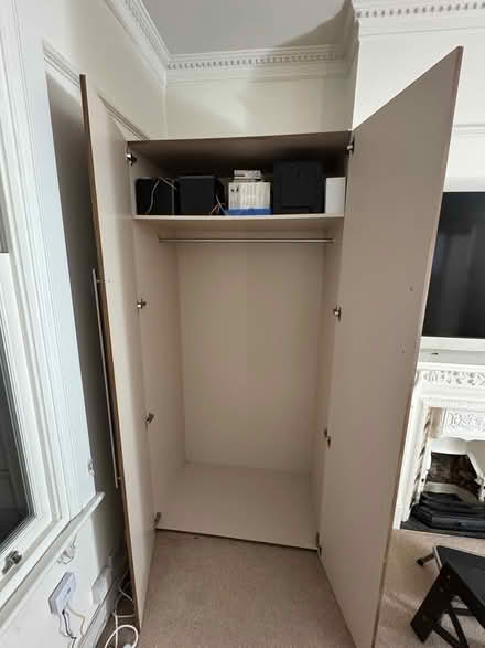 Photo of free Brown laminate wardrobe (Northcote SW11) #2