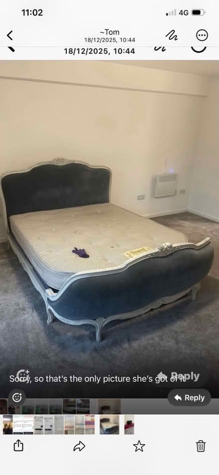 Photo of free King size bed and mattress (Isleworth TW7) #1