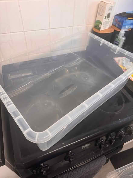 Photo of free Plastic storage boxes (Plaistow) #2