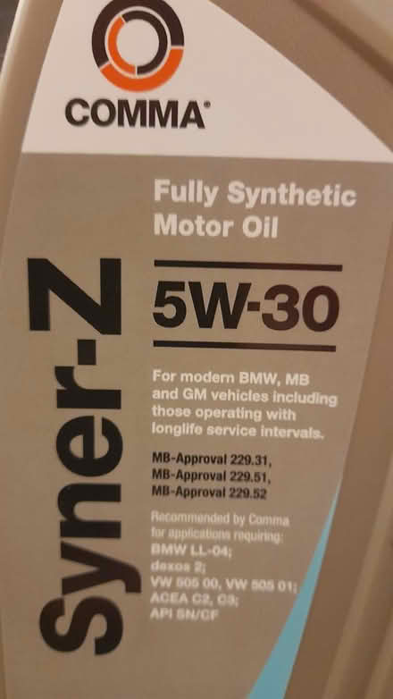 Photo of free 5W-30 oil (Barnsley old town S75) #2
