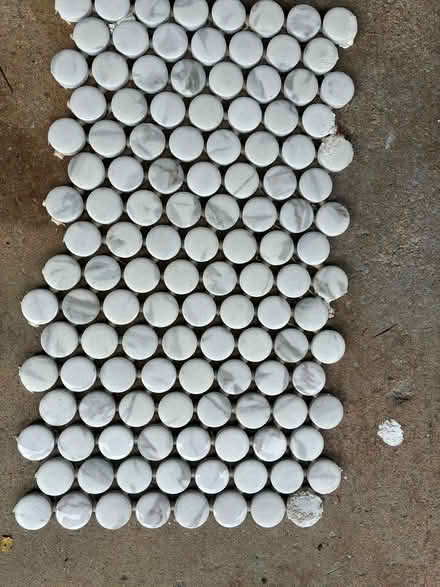 Photo of free Ceramic Penny tile in marble design (Wallingford (near Media)) #1