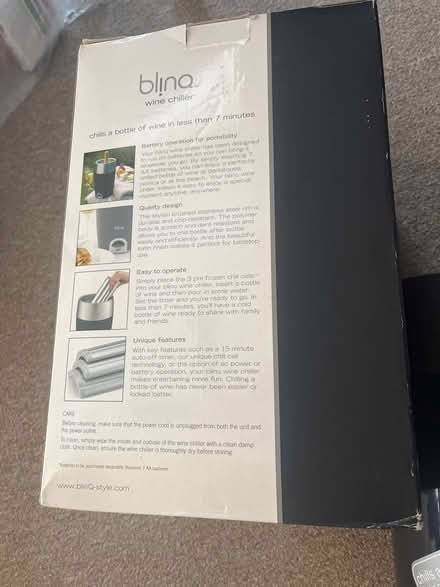 Photo of free Wine bottle chiller (Gilbertsville, PA) #2