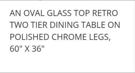 Photo of free Glass oval table (E6) #3