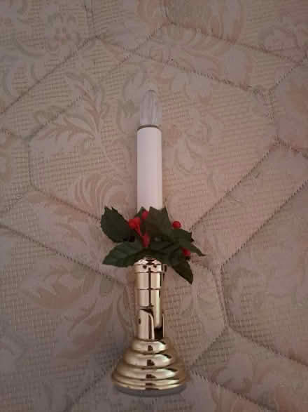 Photo of free Christmas lights / Santa Please Stop Here sign (Harefield SO19) #2