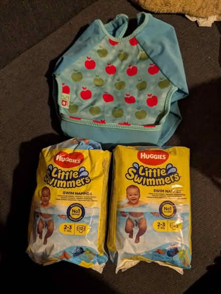 Photo of free Nappies & bib (Queens Park W10) #1