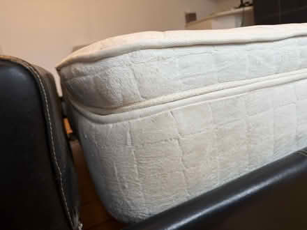 Photo of free King size bed and leather bed frame (Abbey Wood) #2