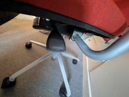 Photo of free Orange office chair (Woodseats S8) #4
