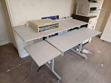 Photo of free Large 2-tier office / architects desk (Plumstead SE18) #3