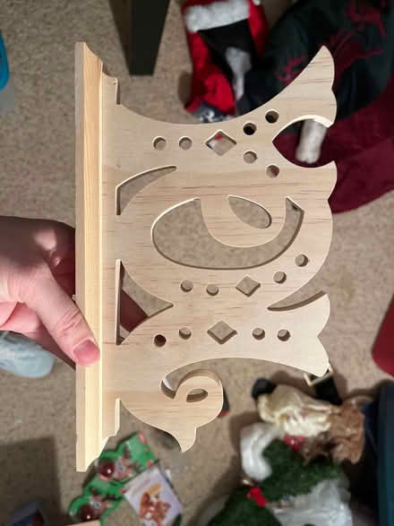 Photo of free Joy Wooden Sign (Farmington Hills) #2