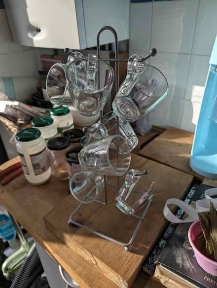 Photo of free 7 glass espresso mugs plus tree. (Heath & Reach LU7) #1