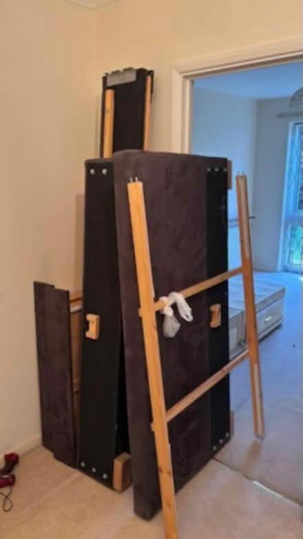 Photo of free King-size bed and headboard (Southgate N14) #2