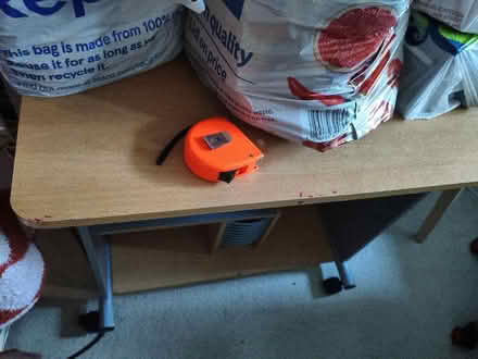 Photo of free Brown computer table (Vauxhall SW8) #1