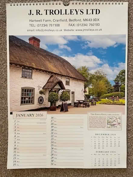 Photo of free Large Calendar 2026 (Cambridge CB4) #2