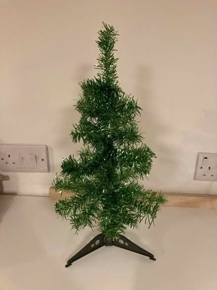 Photo of free Small tinsel Christmas tree (New Malden KT3) #1