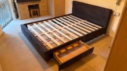 Photo of free King-size bed and headboard (Southgate N14) #1
