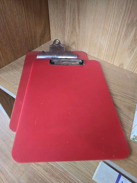 Photo of free 2 Red Clipboards (West 7th) #1