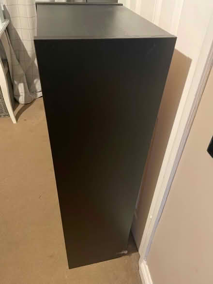 Photo of free Black bookcase (Witton Gilbert DH7) #2