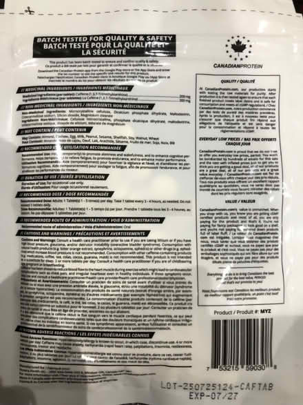 Photo of free Caffeine supplement (Midtown Toronto) #2