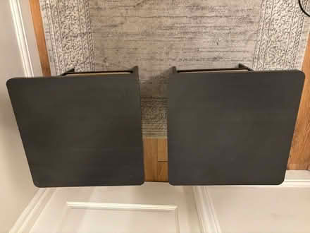 Photo of free Two black bedside tables with canvas drawer inserts (Rose Hill OX4) #4