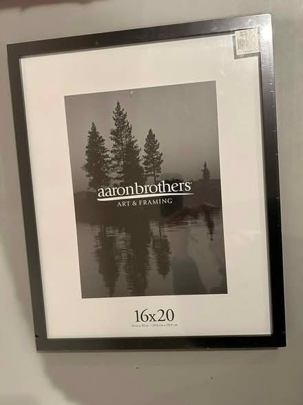 Photo of free 16 x 20 black frame (Hollenbeck and Remington) #1