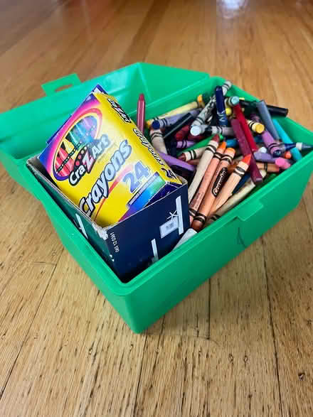 Photo of free Big box of CRAYONS (Lawrence Expwy & Monroe Street) #1