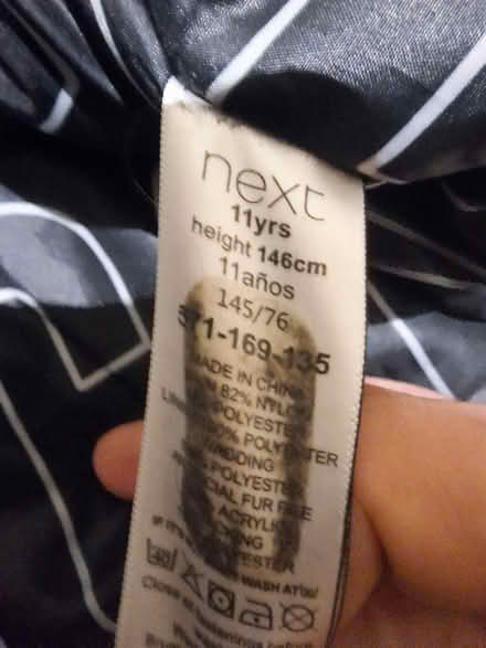 Photo of free Next 11 y coat (SE5) #3
