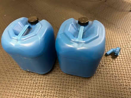 Photo of free 2 x 25L emergency heating oil drums for filling at garage (Monkstown BT37) #1