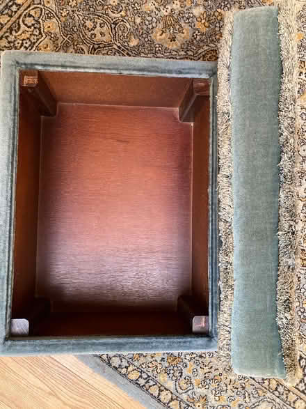 Photo of free Blue Pouffe on castors (Penrith CA11) #4