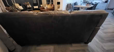 Photo of free Brown leather sofa (Tonbridge TN10) #3