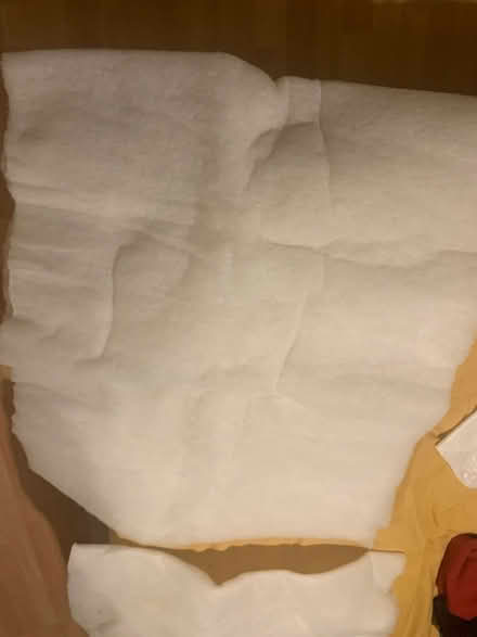 Photo of free White synthetic fleece lining (M33 Sale) #1