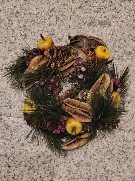 Photo of free Christmas wreath (Manor Farm KT14) #1