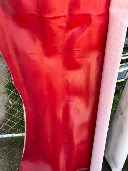 Photo of free Red & Tan Vinyl upholstery (Mission Hills) #2