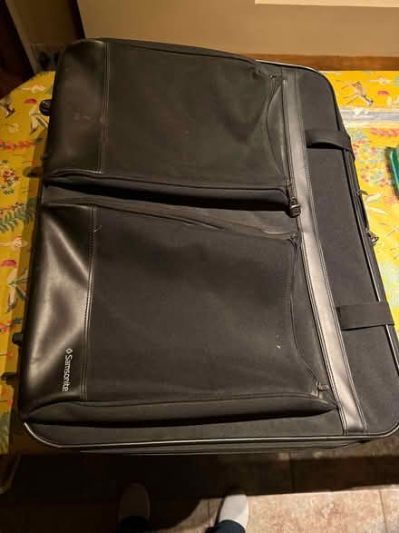 Photo of free Suitcase, Samsonite - black - large - wheels (Craigleith EH4) #1