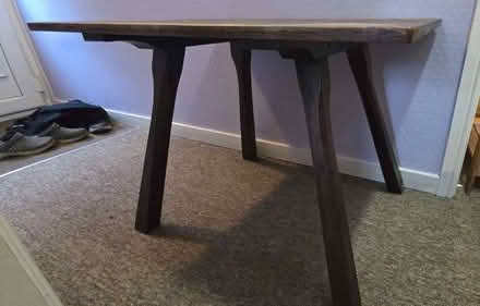 Photo of free solid wooden table (Pontfaen LL14) #3