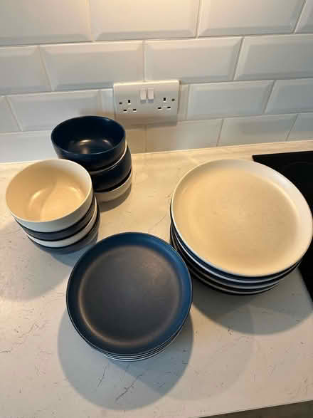 Photo of free Set of 8 big plates, 7 small plates, 8 bowls (Habitat) (Barons Court W6) #4