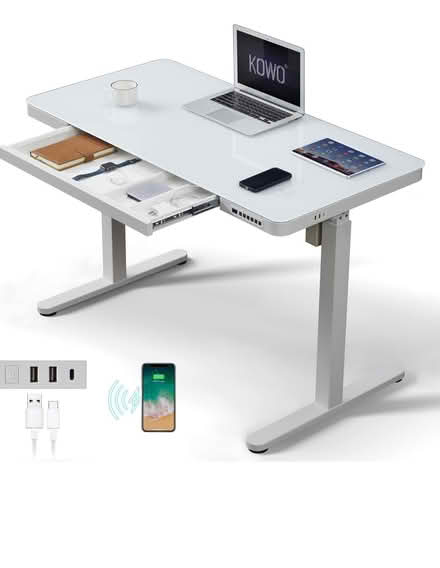 Photo of free Height adjustable office desk (Harewood Forest SP11) #2