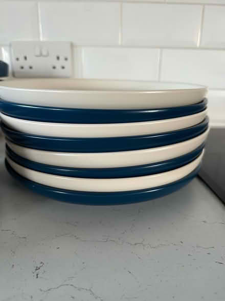 Photo of free Set of 8 big plates, 7 small plates, 8 bowls (Habitat) (Barons Court W6) #3